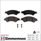 ZIMMERMANN Bremsbeläge 25632.165.1