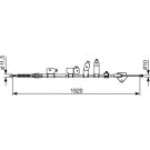 Handbremsseil re TOYOTA Auris 13 1987482438