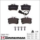 ZIMMERMANN Bremsbeläge 23829.170.1