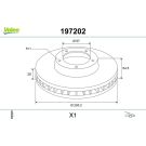 VALEO Bremsscheibe 197202