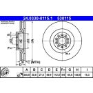 Bremsscheibe Vw P. Eos/Golf/Passat 05- Power Disc 24.0330-0115.1 Bremsscheibe Vw P. Eos/Golf/Passat 05- Power Disc 24.0330-0115.1
