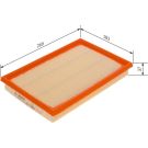 Luftfilter F 026 400 415