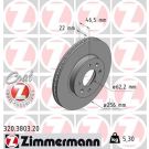 ZIMMERMANN Bremsscheibe 320.3803.20 Coat Z