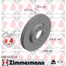 ZIMMERMANN Bremsscheibe 600.3223.20 Coat Z