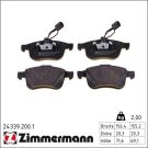 ZIMMERMANN Bremsbeläge 24339.200.1