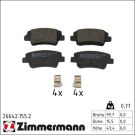 ZIMMERMANN Bremsbelagsatz, Scheibenbremse 26642.155.2