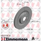 ZIMMERMANN Bremsscheibe 610.3730.20 Coat Z