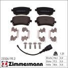 ZIMMERMANN Bremsbeläge 23326.175.2
