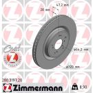 ZIMMERMANN Bremsscheibe 280.3197.20 Coat Z