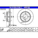 Bremsscheibe 24.0109-0186.1