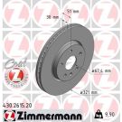 ZIMMERMANN Bremsscheibe 430.2615.20 Coat Z