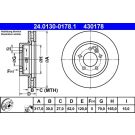Bremsscheibe Land Rover P. Discovery 2.7D/4.0 4X4 04 24.0130-0178.1