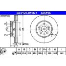 Bremsscheibe Lexus P. Ct 1.8 10 24.0125-0196.1