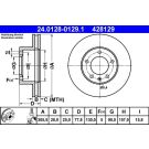 Bremsscheibe Renault P. Master 98 24.0128-0129.1