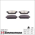 ZIMMERMANN Bremsbelagsatz, Scheibenbremse 25096.165.1