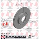 ZIMMERMANN Bremsscheibe 150.3485.20 Coat Z
