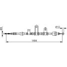 Handbremsseil KIA Picanto 1 04-12 1987482920