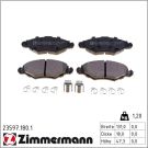 ZIMMERMANN Bremsbeläge 23597.180.1