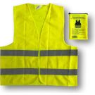 Warnweste gelb Gr.L DIN 20471 in praktischer Tasche 93011