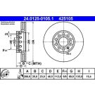 Bremsscheibe Vw S. A100/A4/A6/Passat 96-/A8 99 24.0125-0105.1