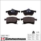 ZIMMERMANN Bremsbeläge 23057.195.1