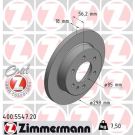 ZIMMERMANN Bremsscheibe 400.5547.20 Coat Z
