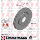 ZIMMERMANN Bremsscheibe 200.2530.20 Coat Z
