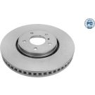 Bremsscheibe Nissan P. Infiniti Fx35 03 MEYLE-PD: Advanced performance and design 36-15 521 0068/PD