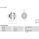 Lichtmaschine 0 986 080 040