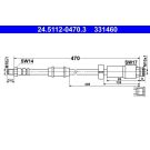 ATE Bremsschlauch 24.5112-0470.3