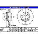 Bremsscheibe 24.0122-0234.1