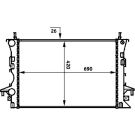 Kühler, Motorkühlung BEHR CR 459 000S