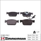 ZIMMERMANN Bremsbeläge 22383.170.2