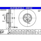 Bremsscheibe 24.0136-0132.2