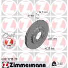 ZIMMERMANN Bremsscheibe 600.3218.20