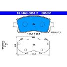 Bremsbelagsatz Subaru P. Forester/Impreza/Legacy/Outback 1,6-2,5 94-05 13.0460-5851.2