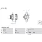 Lichtmaschine 0 986 041 850