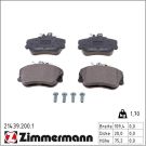 ZIMMERMANN Bremsbeläge 21439.200.1