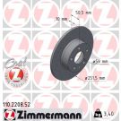 40 482 002 Sport Bremsscheibe HA Sport O ALFA,FIAT,LANCIA SPORT Z 110.2208.52