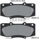Bremsbelagsatz Toyota P. Hilux 07- 2.5D4D 4X4 2520901