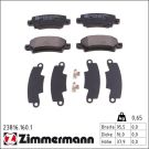 ZIMMERMANN Bremsbeläge 23816.160.1