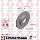 ZIMMERMANN Bremsscheibe 430.1487.20 Coat Z