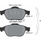 Bremsbelagsatz Renault P. Espace 02-/Laguna 01- 2.0/2.2Dci/3.0V6 2324802