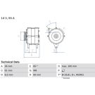 Lichtmaschine 0 986 036 020