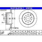 Bremsscheibe Fiat T.Ducato 02- 10/14 24.0116-0124.1