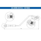 ATE Bremsschlauch 24.5298-0418.3