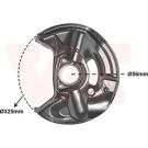 VAN WEZEL Spritzblech, Bremsscheibe 3029371