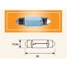 Rohr Glühlampe C5W 24V/5W 10,5X38Mm 10Stk Heavy Duty 009423100000