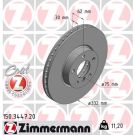ZIMMERMANN Bremsscheibe 150.3447.20 Coat Z