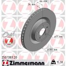 ZIMMERMANN Bremsscheibe 250.1387.20 ZIMMERMANN Bremsscheibe 250.1387.20